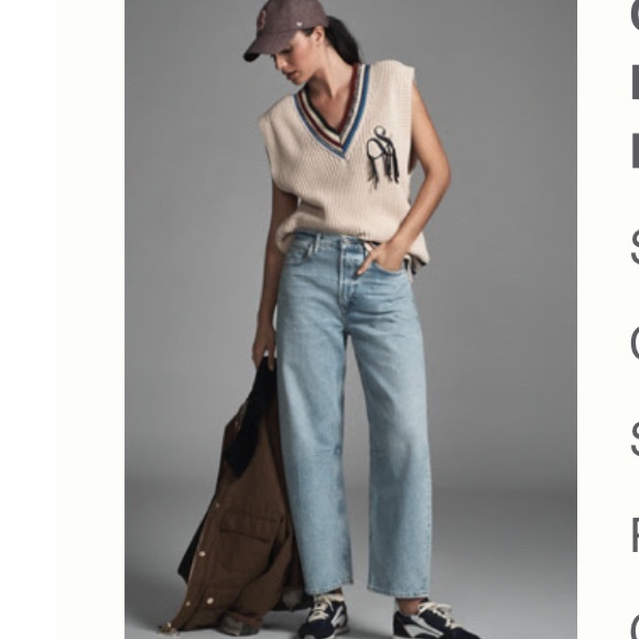 Citizen of Humanity Miro Relaxed Wide Leg Jeans - Gemini